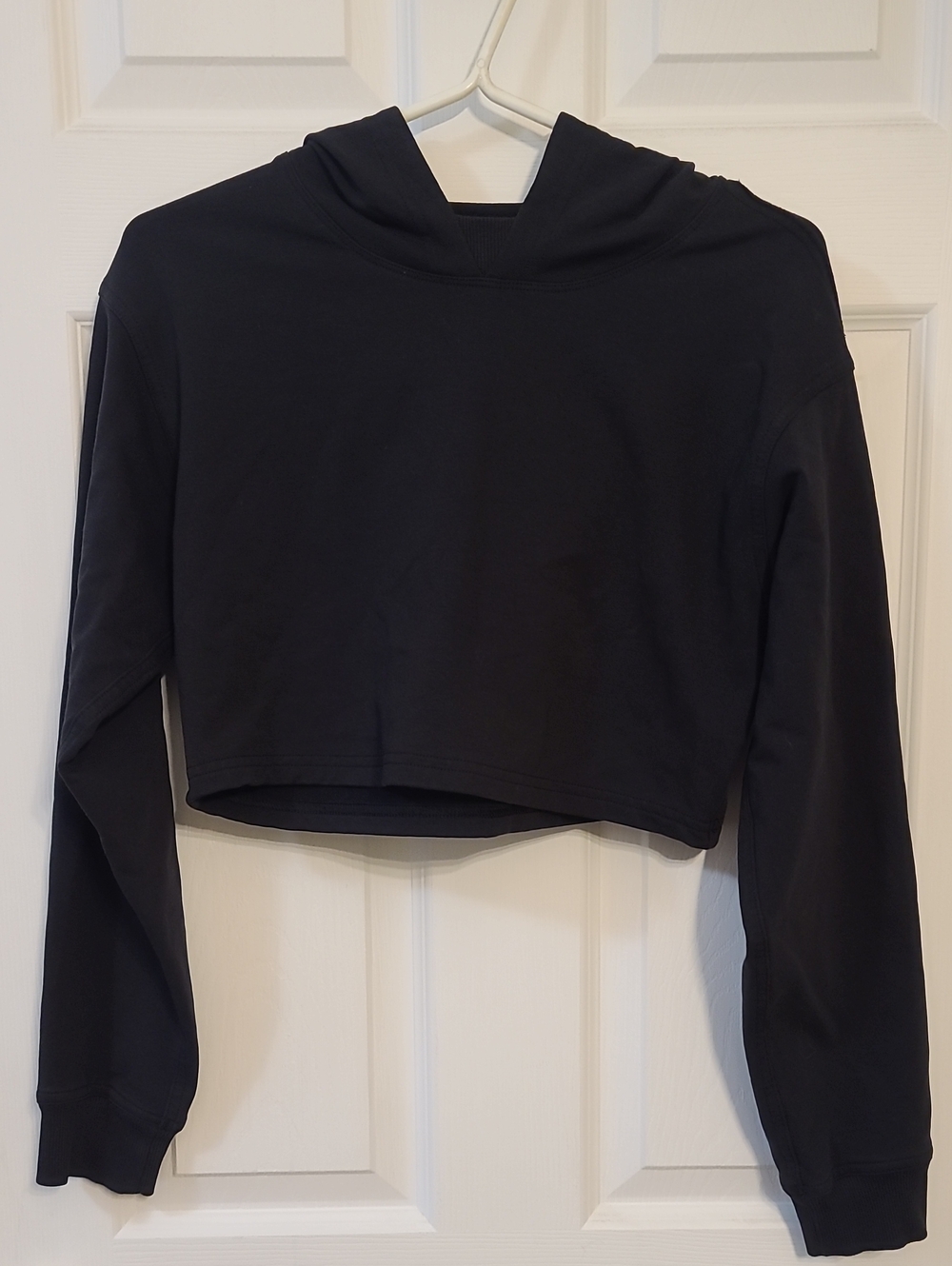 Lululemon All Yours Cropped Hoodie Size 6 Black